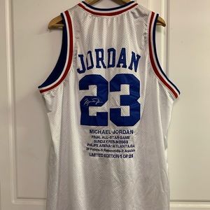 Authentic Mitchell & Ness NBA All Star 2003 Michael Jordan White Jersey 1 Of 23